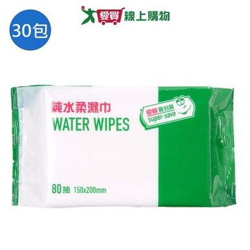 愛買嚴選濕巾80抽x30包(箱)【愛買】