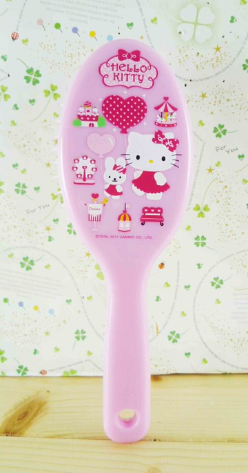 【震撼精品百貨】Hello Kitty 凱蒂貓-KITTY髮梳-粉心 震撼日式精品百貨