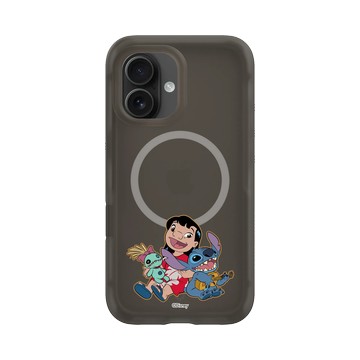 iPhone 16 AirX 本質黑 - 迪士尼-史迪奇 Disney Stitch - 經典系列-Ohana是家人