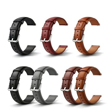 【真皮錶帶】適用 Garmin Forerunner 70 / 170 手錶 錶帶寬度 20mm 復古 快拆 皮腕帶