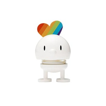 Rainbow 彩虹 彈簧公仔（小、白色）