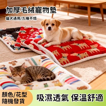 【四季通用】寵物墊子 貓咪毛毯 狗狗睡墊 加厚保暖 寵物毯子 貓咪睡窩 狗狗睡窩 貓床狗床 柔軟舒適 貓咪保暖毯 狗窩