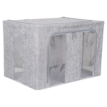 comet home 布質收納箱 100L  灰色  60*42*40cm  2個