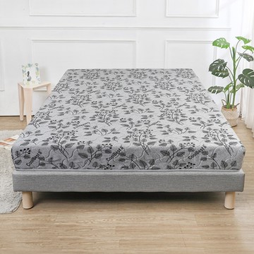 Boden-奈曼5尺雙人貓抓皮革床房間組-2件組(床底+涼感兩用涼蓆床墊-四色可選)