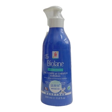 【法國原裝進口】Biolane法貝兒極溫和嬰兒潔膚露 350mL/罐 敏弱肌膚專用 憨吉小舖