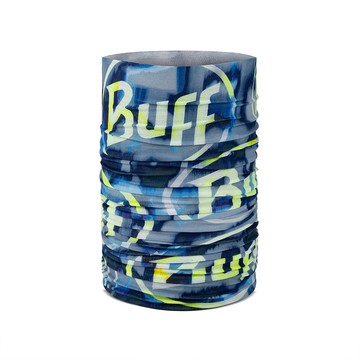 【墾趣】BUFF Coolnet抗UV頭巾-經典LOGO-夜藍霓虹
