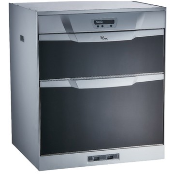 喜特麗 60CM落地下嵌式鏡面玻璃不鏽鋼臭氧烘碗機(JT-3066Q H70CM)