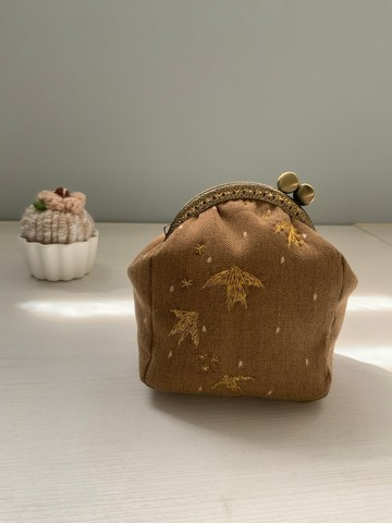金燕口金包 刺繡手作