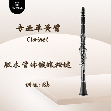 黑色膠木17鍵單簧管雅韻系列鍍鎳按鍵降B調黑管發音準確樂器鑫弘-戶外運動