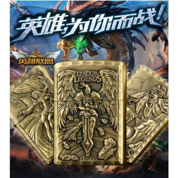 煤油打火機 LOL人物打火機 英雄聯盟 網咖禮品 034 059打火機 動漫電玩人物 造型防風打火機 台灣出貨 附發票