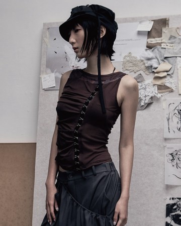 "R U KIDDING" - 014 Vest - In thrall to... (Mauve)