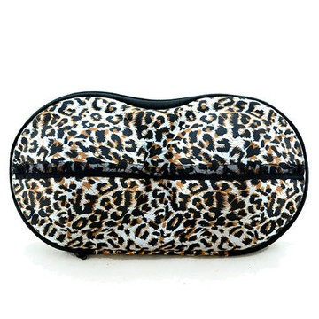 iSFun 蕾絲豹紋防撞內衣收納盒 白