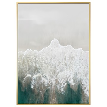 菠蘿選畫所 雲山幻境 III APAA3418G 掛畫 40 x 30cm 居家裝飾  金色