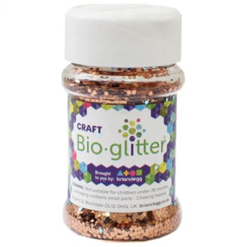 英國Brian Clegg - 生態環保亮片-橘色-40g