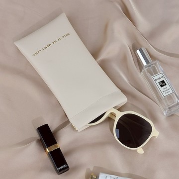 L-shop｜台灣現貨+速發｜眼鏡袋墨鏡太陽眼鏡包 保護便攜式抗壓放近視眼鏡包 自動閉合收納包（8021）16-1724