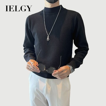 IELGY高領毛衣男秋季長袖打底衫
