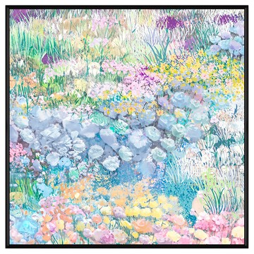 BOLUO GALLERY 菠蘿選畫所 馥郁仙境 I BFFD4412B 掛畫  40 x 40cm  黑色