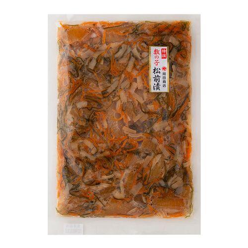 お徳用 北海道苫前「岡田商店」 数の子松前漬け A (500g)  送料無料(北海道・沖縄を除く)