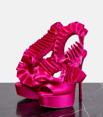 Christian Louboutin Froufrou Alta 150 satin sandals