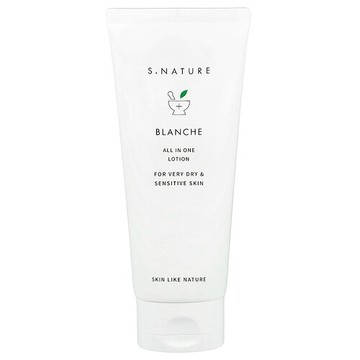 S.NATURE, Blanche，多合一乳液，適合非常乾燥和敏感皮膚，200 毫升
