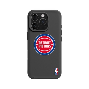 iPhone 16 Pro SolidX 黑 - NBA - Logo-底特律活塞 Detroit Pistons