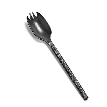 比利時Serax｜ MERCI 兩用叉勺．碳黑