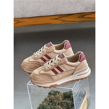 運動休閑鞋女2025新款百搭戶外徒步登山跑鞋厚底老爹鞋爆款阿甘鞋