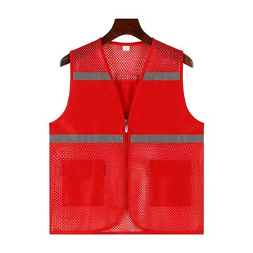 志愿者馬甲定制義工黨員印字logo工作服廣告公益網眼活動背心 m7121