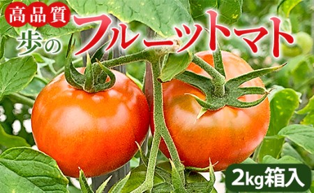 夜須町産フルーツトマト 2kg箱入り トマト フルーツトマト 野菜 贈り物 箱入り ga-0005