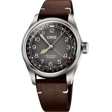 Oris豪利時 BIG CROWN X Cervo Volante 指針式日期錶 套錶0175477794063-Set