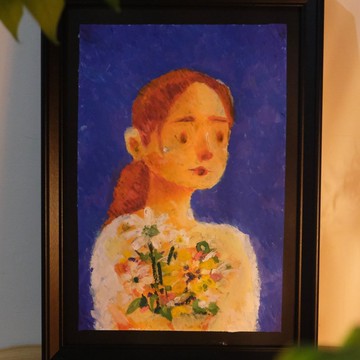 把你畫下來 油畫筆手繪版 似顏繪 每月限量5幅