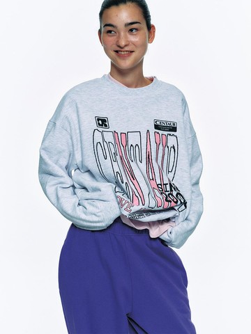 PIXEL LOGO SWEATSHIRT_GREY