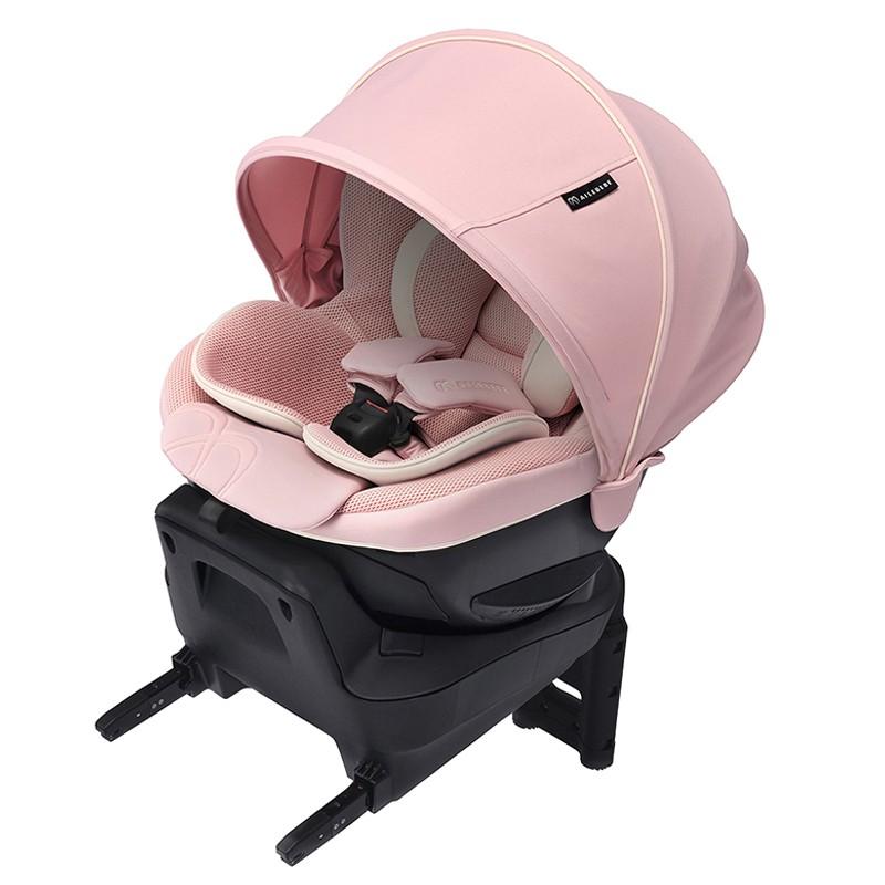 エールベベ・クルット5i グランス グランブラウン 1台  エールベベ(AILEBEBE) チャイルドシート 新生児 isofix 回転式 日本製 - 2