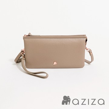 aziza BERYL斜背手拎包(中)-午茶駝