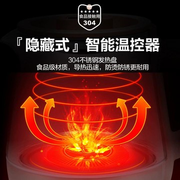 養生壺多功能玻璃家用110V伏美國加拿大燒水煎壺煮花茶壺煮茶器