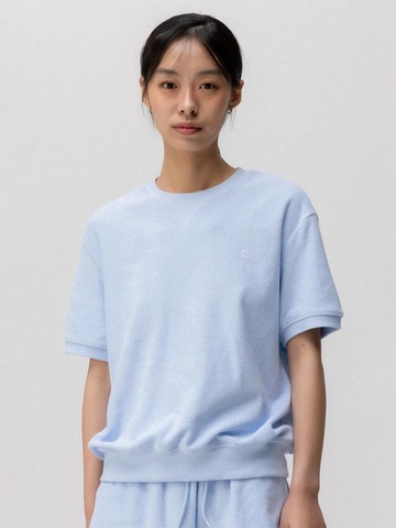 Soft Terry T-Shirt (Sky Blue)
