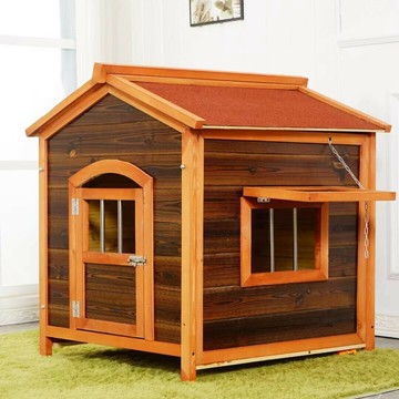 狗屋 狗房子戶外防雨防寒木制狗窩四季通用大型犬狗舍貓窩網紅寵物狗屋