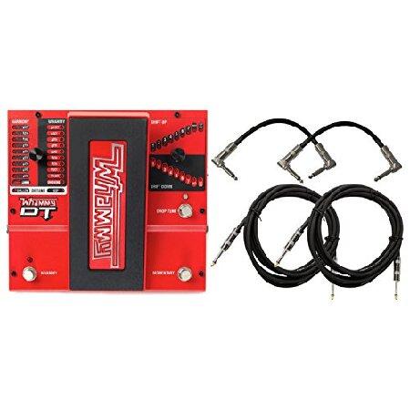 DigiTech Whammy DT Drop Tuning Guitar Pitch Shift Effect Pedal with ac power adapter Instrument cable and Path cables for guitars