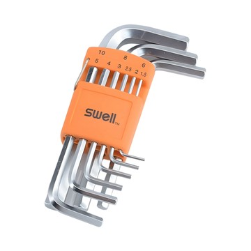 SWELL 1.5-10雙邊抽短六角扳手9支組 076-24MS