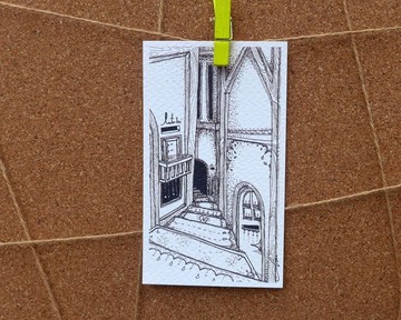 城市階梯/Street stairs/明信片