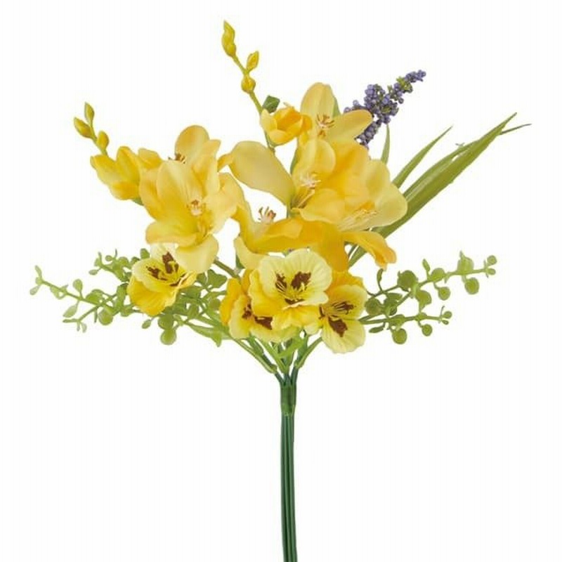 造花 花束 とりよせ品 Viva フリージアmixバンドル イエロー 花冠 髪飾り インテリア インテリアフラワー フェイクフラワー 花材 春 通販 Lineポイント最大0 5 Get Lineショッピング
