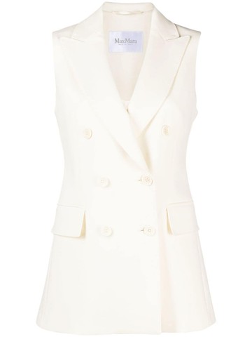 Max Mara `Pallida` Double-Breasted Gilet