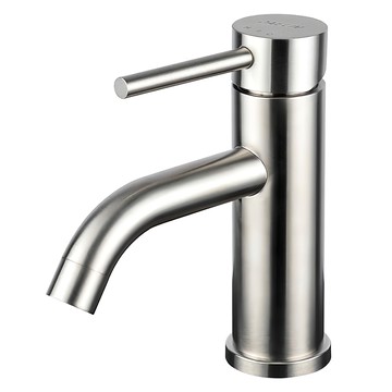 Daelim Dobidos 霧光不鏽鋼單孔面盆水龍頭 啞光銀  1個