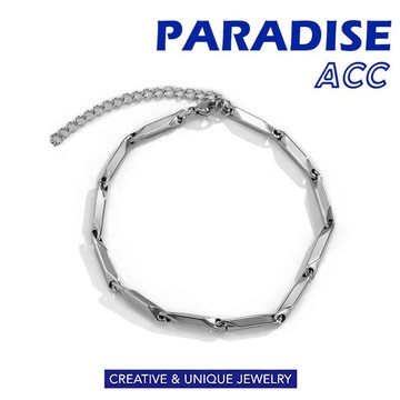 PARADISE 基礎款 瓜子 鈦鋼 手鍊 百搭 歐美款 316L 不掉色 不過敏 3mm