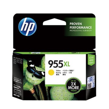 惠普hp原廠(955XL)高容量墨水匣/L0S69AA/黃色