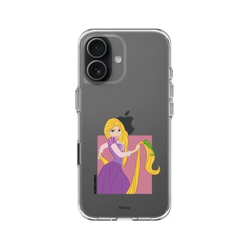 iPhone 17 Clear Case（相機按鈕） 透明 - 迪士尼-公主系列 Disney Princess - 公主專屬系列-魔髮奇緣 樂佩公主