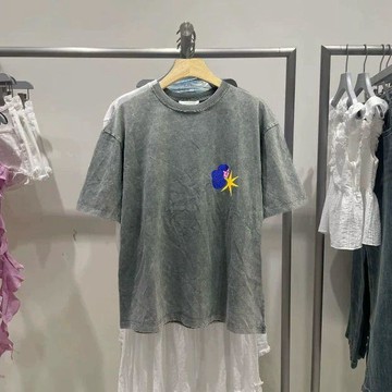 加購7893件🔥2026春夏新品寬鬆大版短袖圓領休閒印花水洗效果T恤 0085063Z5MN