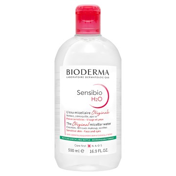 BIODERMA H2O高效潔膚液 粉瓶  500ml  1瓶