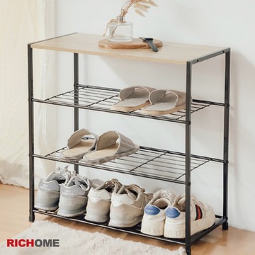 【RICHOME】超值三層鞋架W63 x D30 x H63 CM