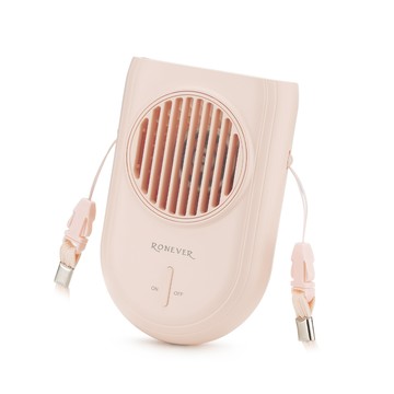 [RONEVER] 頸掛式多功能風扇 PG007 粉